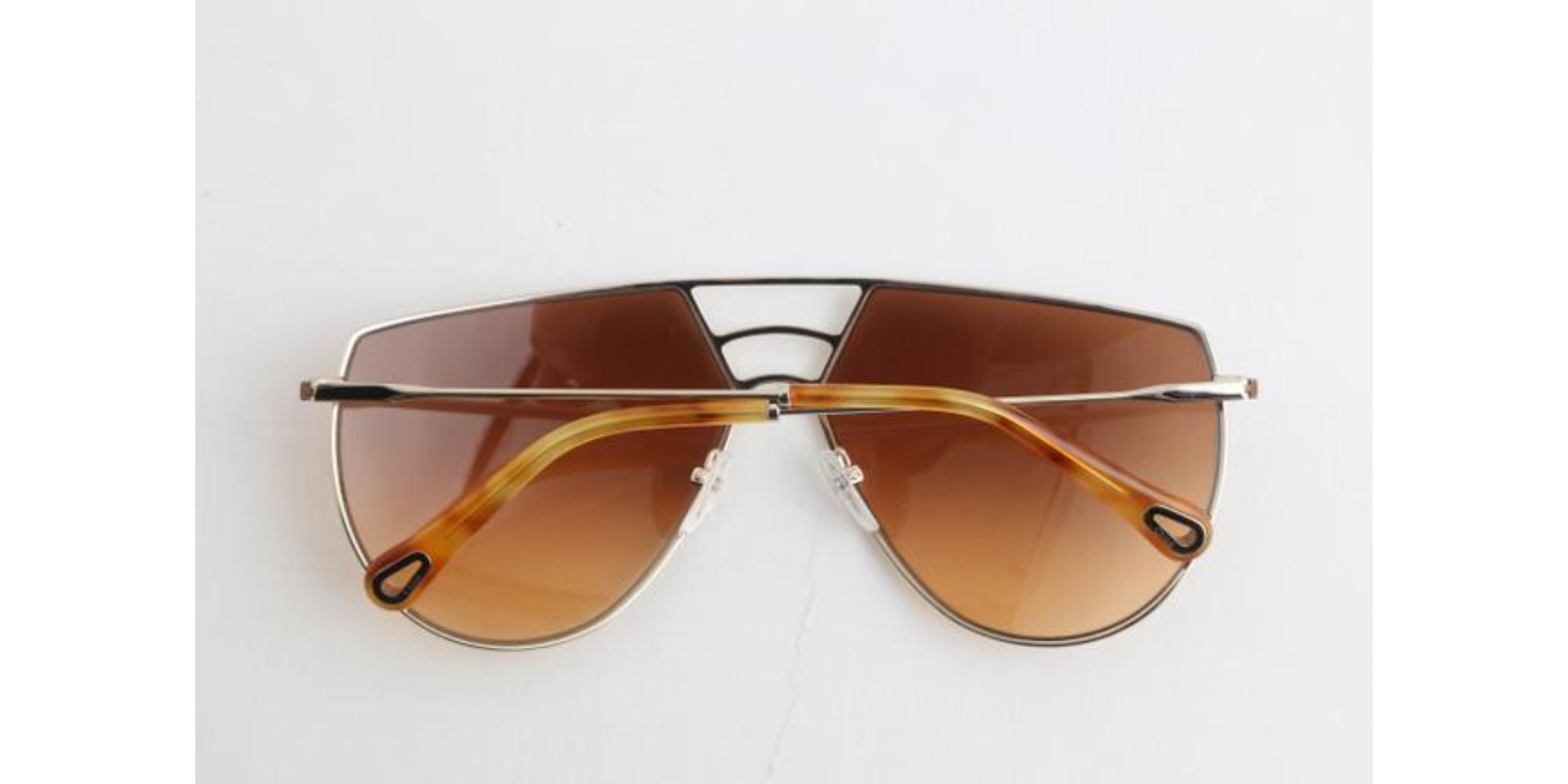 CHLOE CE139S 805 SUNGLASSES - Gold / Burnt Gradient – House  display picture 1
