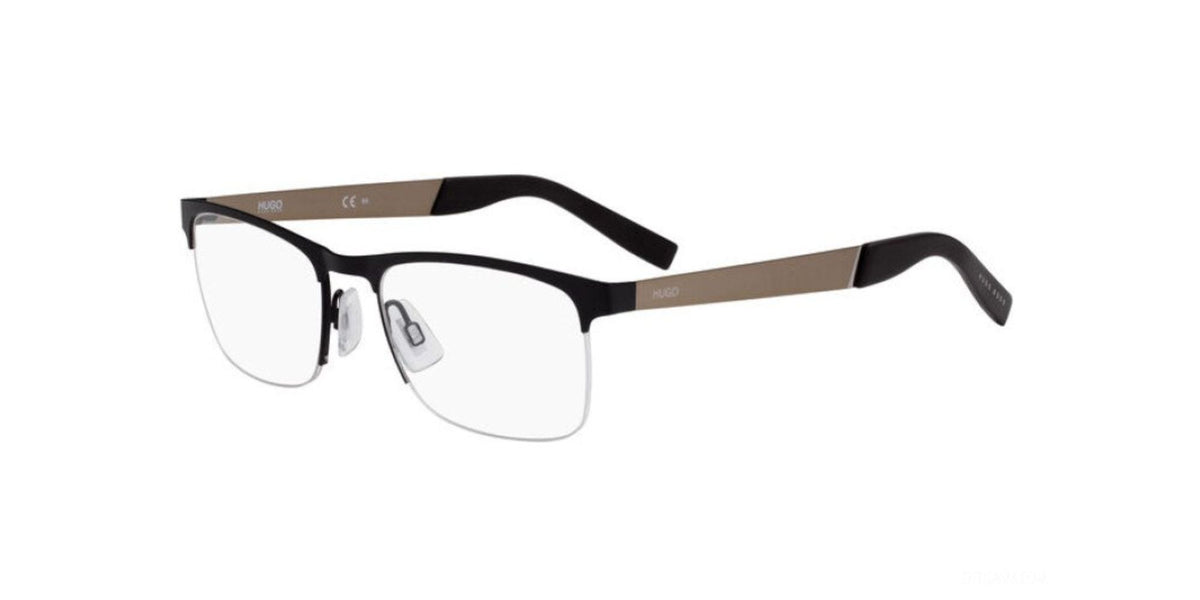 HUGO HG 0227 3 OPTICAL FRAME - Matte Black / Clear Lens – House of Lunettes
