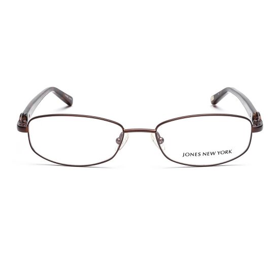 JONES NEW YORK J473 BRO OPTICAL FRAME Brown Clear Lens – House