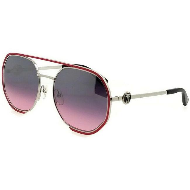 MOSCHINO MOS052/S MU1 E8 SUNGLASSES - Fuschia / Grey to pink 